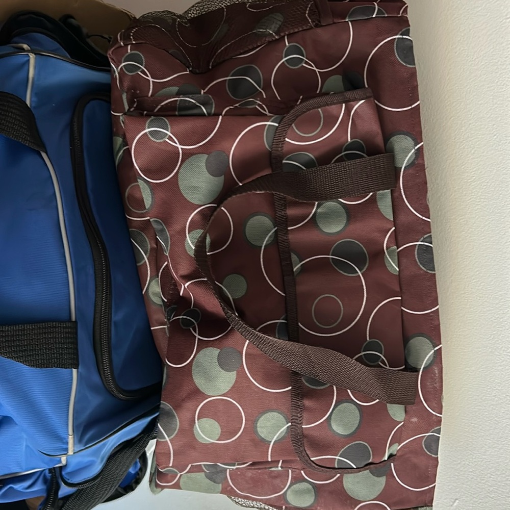 Large brown tote bag